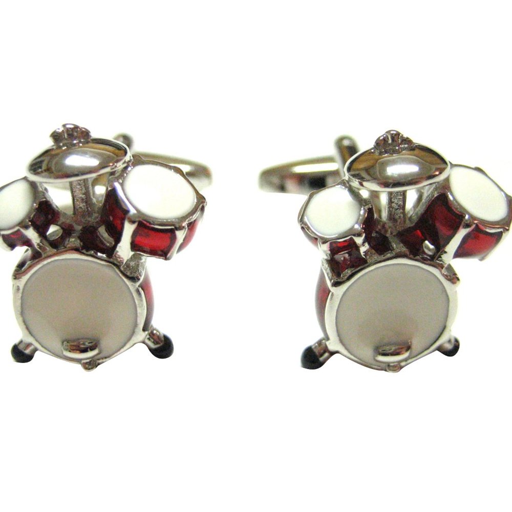 Drummer Drum Cufflinks